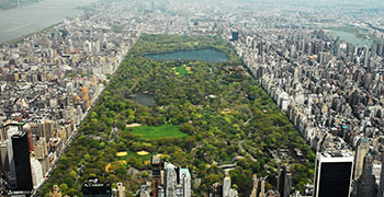 Central Park Aerial Looking North