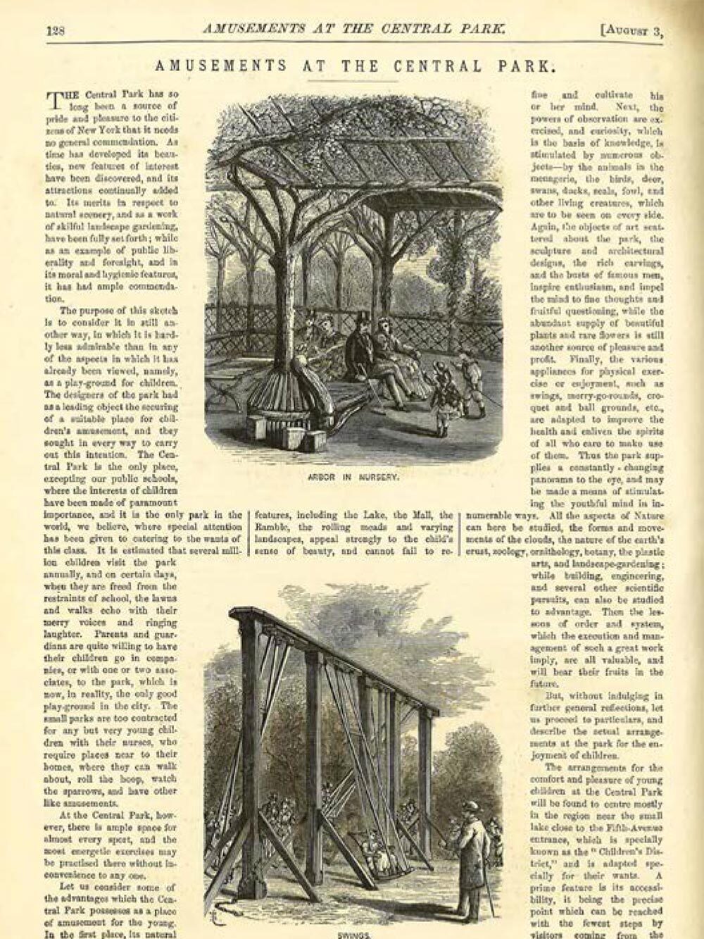 Detail of an article from 1873