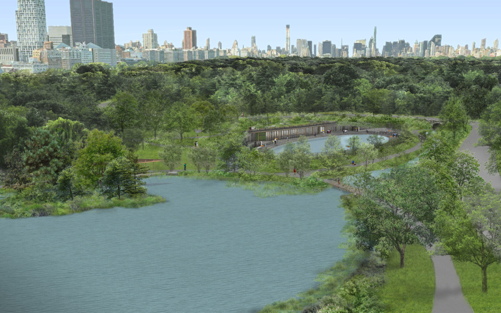 Artists rendering of the redesigned facility