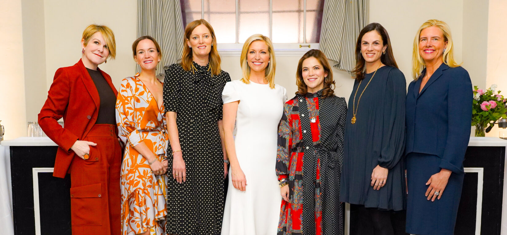 A group shot of the women leading the Playground Partners Galentine's Luncheon
