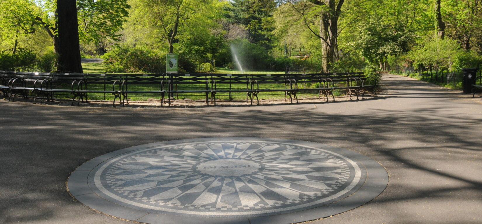 A view of the mosaic in springtime