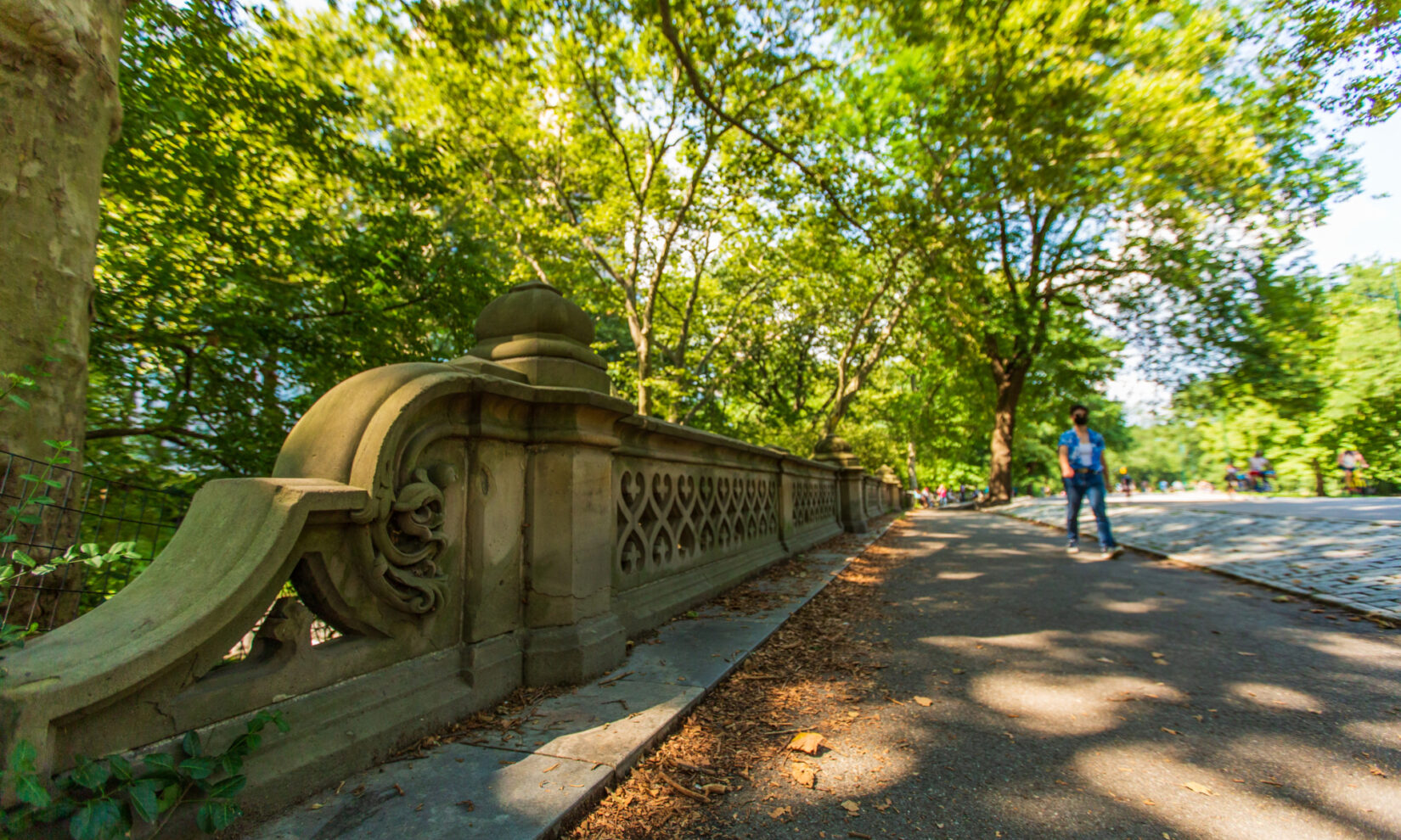 The Park path across the span of Greyshot Arch