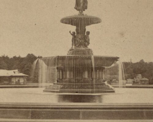 Bethesda Fountain historic photo Central Park