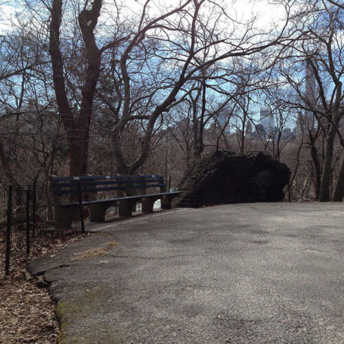Current photo of the site of the historic summerhouse