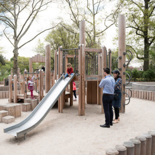 Wild west playground after