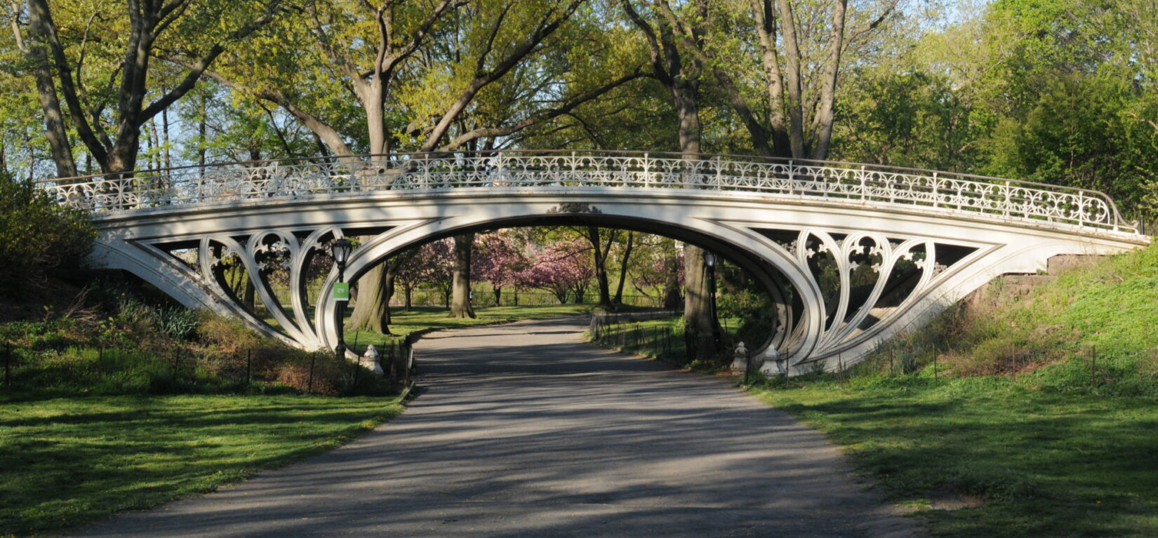 A good view of the ornate ironwork of Bridge No. 28